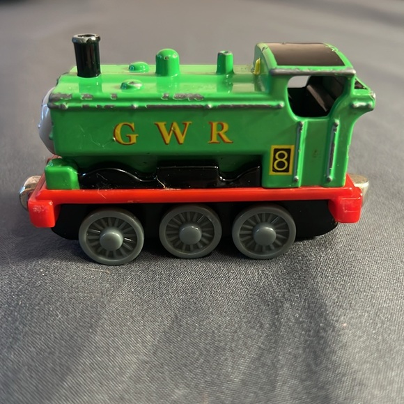 Thomas & Friends Take Along N Play Duck GWR #8 Diecast Metal Train Engine 2002 - Picture 3 of 6